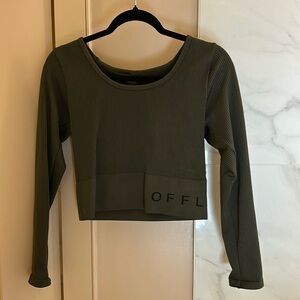 Aerie cropped compressive top
